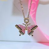  Dây Chuyên, Vòng Cổ Swarovski Butterfly Women's Necklace 