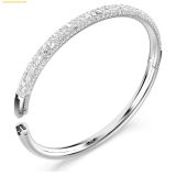  Vòng Tay, Lắc Tay Swarovski Sublima bangle Snow pavé, White, Rhodium plated 5684241 