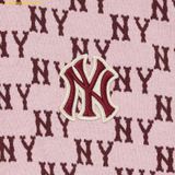  Áo Sweat MLB Classic Monogram Full-Panel Pattern Jacquard Overfit Man-to-Man NY (L.Pink) 3AMTM0334-50PKL 