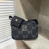 Túi Đeo Chéo MLB Monogram New York Yankees 7ACRMDH5N-50BKS - Đen