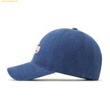  Mũ Lưỡi Trai MLB Varsity Culsive Lettering Denim Unstructured Ball Cap NY (Indigo) 3ACPVD14N-50INS 