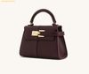  Túi Đeo Chéo JW PEI PEI Elise Top Handle Bag - Deep Burgundy Đỏ rượu 
