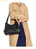  Túi Đeo Vai Coach Lori Soft Pebble Leather Shoulder Bag Black C4824 