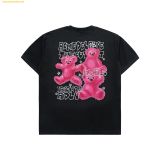  Áo Phông ADLV Crayon Three Bear Artwork Short Sleeve T-Shirt Đen 