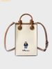 Túi Đeo Chéo WHOAU Canvas Mini Square Bag Màu Trắng Kem