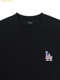  Áo Phông MLB Bunny back graphic oversized short-sleeve t-shirt LA Dodgers Black 3ATSN7163-07BKS 