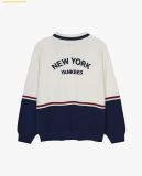  Áo Khoác Cardigan MLB Varsity Colorblock Button Cardigan NY (Cream) 3AKCV0144-50CRS 