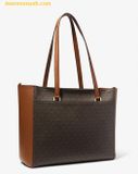  Túi Tote Michael Kors MK Maisie Large Logo 3-in-1 Tote Bag - SKU: 35T1G5MT7B - Nâu Logo 