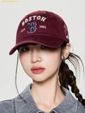  Mũ Lưỡi Trai MLB Cooperstown Patch Unstructured Ball Cap Boston Red Sox - 3ACPB105N-43WID - Đỏ Đô 