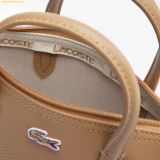  Túi Tote Lacoste Tote Bag Brown - Size Mini - NF2609PO.C87 (Kèm Dây) 