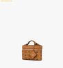  Túi Đeo Chéo MCM Aren Vanity Case in Visetos Leather Mix cognac 