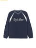Áo Tay Dài MLB Varsity Sportive Curlsive Woven Man-to-Man Boston Red Sox 3AMTV1254-43NYS Navy