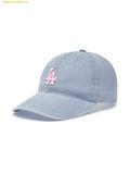  Mũ Lưỡi Trai MLB Basic Washed Unstructured Ball Cap LA Dodgers 3ACPVV14N-07SBS Skyblue 