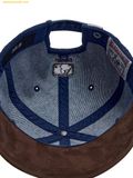  Mũ Lưỡi Trai MLB Boston Red Sox Denim Suede Touch Unstructured Ball Cap - 3ACPB125N-43NYS - Xanh Đen 