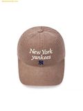  Mũ Lưỡi Trai MLB New York Yankees Varsity Lettering Washed Unstructured Ball Cap 3ACPVV04N-50BGD Nâu 