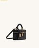  Túi Đeo Chéo Dạng Cốp JW PEI Cleo Box Shape Top Handle Bag - Black Croc 