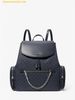  Balo Michael Kors Jet Set Large Signature Logo Backpack Admiral Navy 35T1STTB3B 
