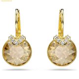  Khuyên Tai, Bông Tai Swarovski Bella V drop earrings Round cut, Gold tone, 18k gold finish 5662093 