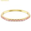  Vòng Tay, Lắc Tay Swarovski Matrix bangle Baguette cut, Octagon shape, Pink, Gold-tone plated 5720624 
