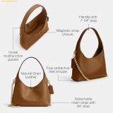  Túi Đeo Vai Coach Brooklyn Shoulder Bag 23 Honey Brown CW614 