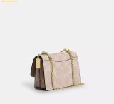  Túi Đeo Chéo Coach Klare Crossbody Bag In Blocked Signature Canvas CY678 Sand Tan 