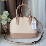  Túi Xách Coach Sabrina Satchel Bag In Colorblock Màu Kem 