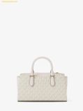  Túi Đeo Chéo Michael Kors Arden Small Signature Logo Messenger Bag Light Cream Multi 35S6G4XM1B 