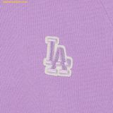  Áo Half-zip MLB Basic Medium Logo Half-zip Overfit Man-to-Man LA (L.Lavender) 
