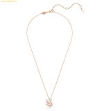 Dây Chuyền, Vòng Cổ Swarovski Swan pendant Mixed cuts, Swan, Pink 5732414 