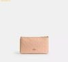  Ví Dài Coach Ashton Wristlet In Signature Leather Gold Faded Blush CEN12 