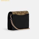  Ví Coach Mini Wallet On A Chain In Signature Canvas With Bee Print Màu Gold Khaki - C8677 