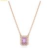  Dây Chuyền Swarovski Una necklace Purple, 18K rose gold finish 5640291 