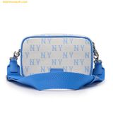  Túi Đeo Chéo MLB Mini Monogram Jacquard New York Yankees 3ACRS014N-50SBD Màu Xanh Trắng 