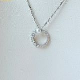  Dây Chuyền, Vòng Cổ Swarovski Matrix pendant Crystal pearl, Round cut, White, Rhodium plated - 5688751 