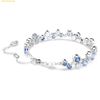  Lắc Tay Swarovski Constella bracelet Mixed cuts, Blue, Rhodium plated - 5722479 