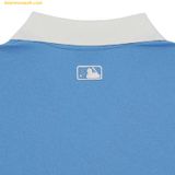  Đầm Polo MLB Women's Open Collar Contrast Comfortable Fit Collar Dress LA (Sky blue) 3FOPB0333-07SBS 