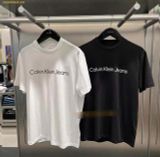  Áo Thun Calvin Klein Jeans Institutional Logo T-Shirt Màu Trắng / Đen 