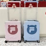  Vali Kéo FILA Pink Bear Cabin 20 Inch Luggage - Sky Blue 