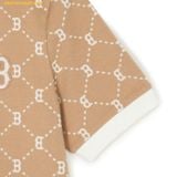  Đầm Polo MLB Women's Diamond Monogram Jacquard Pique Dress BOS (L.Camel) 3FOPM0443-43CAL 