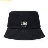  Mũ Bucket MLB Diamond Monogram Bucket Hat NY (Đen) 3AHTM114N-50BKS 