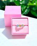  Nhẫn Swarovski Gema ring Mixed cuts, Multicolored, Rhodium plated 5708940 