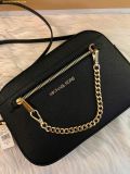  Túi Đeo Chéo Michael Kors Jet Set Large Saffiano Leather Crossbody Bag Black 35S1GTTC7L 