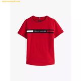  Áo Thun Tommy Hilfiger Red Logo Embroidered Crew Neck T-Shirt Màu Đỏ 