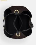  Túi Bucket Coach Rowan Bucket Bag In Signature Canvas Dark Brown 