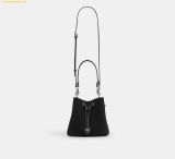  Túi Bucket Coach Roan Bucket Bag with Cherry Charm Black CCZ89 