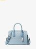 Túi Xách Michael Kors MK Laila Small Crossbody Satchel Xanh Logo