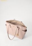  Túi Tote Michael Kors Marilyn medium tote bag in saffiano leather Pink 