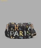  Túi Đeo Chéo Karl Lagerfeld Voyage Logo Crossbody With Bow Black Multi L6AEE4CC 