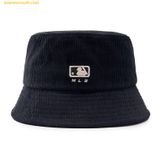  Mũ Bucket MLB Basic Corduroy New York Yankess 3AHTC0136-50BKS Đen 
