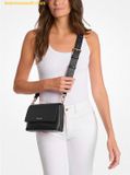  Túi Đeo Chéo Michael Kors Nessa Small Leather Crossbody Bag Đen 
